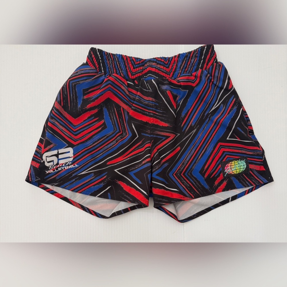 Slunks Lined Retro Athletic Beach Shorts Size XS